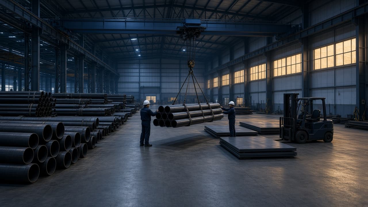 Steel inventory facility